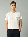 Arrow Newyork Floral Printed Regular Fit T-Shirt