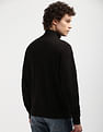 Calvin Klein Logo Repeat Zip Through Sweatshirt