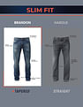 U.S. Polo Assn. Denim Co. Brandon Slim Tapered Khaki Jeans