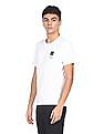 Aeropostale Men White Crew Neck Brand Print T-Shirt