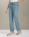 U.S. Polo Assn. Women High Rise Straight Fit Jeans