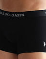 USPA Innerwear Anti Microbial Solid OET13 Trunks - Pack Of 3