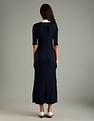 Tommy Hilfiger Viscose Polo Collar T-Shirt Dress