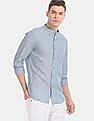 Flying Machine Vertical Stripe Cotton Linen Shirt