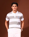 U.S. Polo Assn. Horizontal Striped Working Holiday Polo Shirt