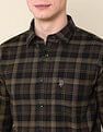 U.S. Polo Assn. Grid Tattersall Checked Pure Cotton Shirt