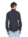 Flying Machine Floral Print Pure Cotton Shirt