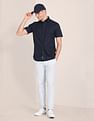 U.S. Polo Assn. Short Sleeve Cotton Solid Casual Shirt