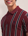 U.S. Polo Assn. Vertical Striped Slim Fit Polo Shirt