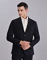 Tommy Hilfiger Solid Regular-Fit Polyester Blazer