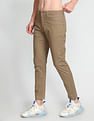 Flying Machine Twill Solid Trousers