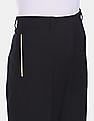 Calvin Klein Women Black Uniform Twill Cigarette Pants