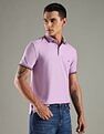 Tommy Hilfiger Solid Regular Fit Cotton Polo T-Shirt