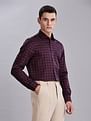 Tommy Hilfiger Checked Regular Fit Plain Woven Shirt