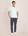 U.S. Polo Assn. Mid Rise Geometric Print Trousers