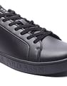 U.S. Polo Assn. Men Black Patterned Knit Lars Sneaker