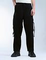 Flying Machine Mid Rise Twill Loose Fit Cargos
