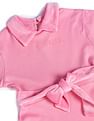U.S. Polo Assn. Kids Girls Solid Mini Skater Dress