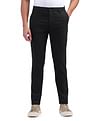 Flying Machine Slash Slim Tapered Fit Solid Trousers