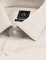 Arrow Manhattan Slim Fit Windowpane Checked Shirt