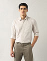 Arrow Manhattan Slim Fit Windowpane Checked Shirt