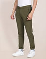 U.S. Polo Assn. Austin Trim Fit Solid Casual Trousers