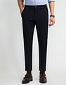 Arrow Newyork Carson Tapered Fit Self Design Trousers