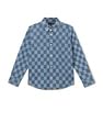 Tommy Hilfiger Kids Boys Checker Board Denim Shirt