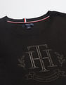 Tommy Hilfiger Luna Embroidered Logo Cotton Sweater