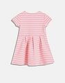 Tommy Hilfiger Kids Girls Striped Slim-Fit Cotton Dress