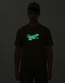 Flying Machine Glow In The Dark Relaxed Fit T-Shirt