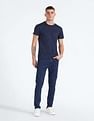 Flying Machine Slash Slim Tapered Fit Mid Rise Jeans