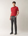 Arrow Sport Solid Pure Cotton 4 In 1 Rugby Polo Shirt