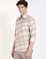 Calvin Klein Jeans Printed Slim-Fit Satin Woven Shirt
