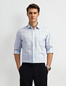 Arrow Liberty Classic Regular Fit Windowpane Checked Shirt