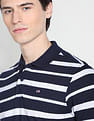 Arrow Sports Horizontal Striped Polo Shirt