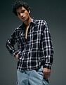 Flying Machine Plaid Checked Pure Cotton Shirt