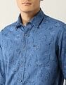 Arrow Sport Floral Printed Slim Fit Shirt