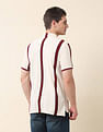 U.S. Polo Assn. Vertical Striped Gold Cup Polo Shirt