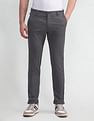 Arrow Sports Slim Fit Solid Trousers
