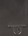 U.S. Polo Assn. Men Black Tri-Fold Brand Embossed Leather Wallet