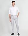 Arrow Smart Flex Outline Check Trousers