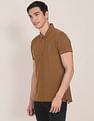 U.S. Polo Assn. Zipper Placket Checked Polo Shirt