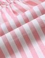 U.S. Polo Assn. Kids Girls Vertical Striped Fit And Flare Dress