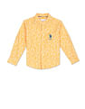 U.S. Polo Assn. Kids Boys Mandarin Collar Printed Shirt