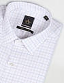 Arrow Auto Press Grid Tattersall Check Shirt