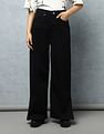 Flying Machine Women High Rise Wide Leg Jeans