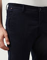 Arrow Sport Mid Rise Slim Fit Solid Trousers