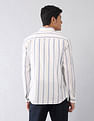 U.S. Polo Assn. Denim Co. Vertical Striped Dobby Regular Fit Shirt