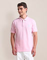U.S. Polo Assn. Patterned Knit Slim Polo Shirt